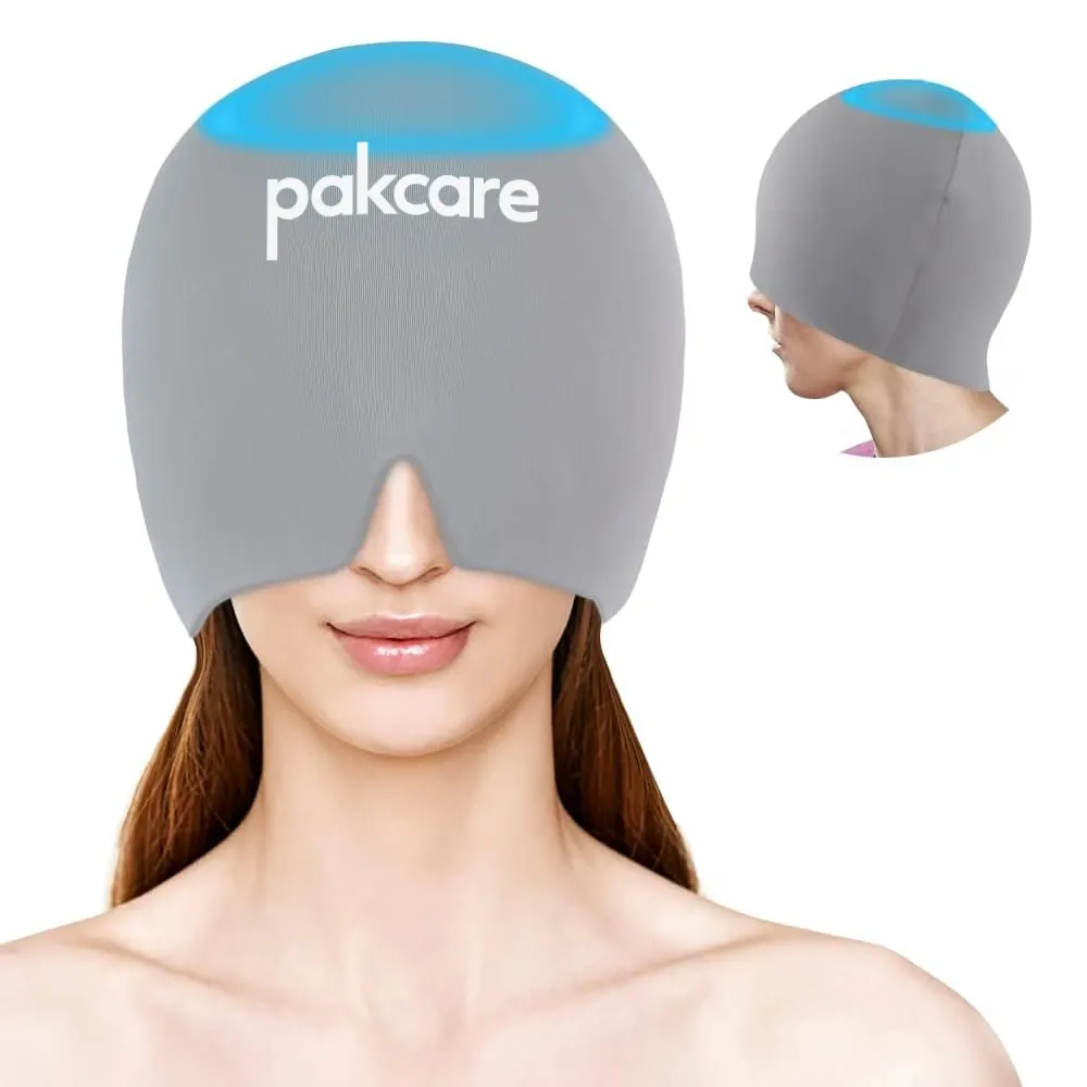 Fabbrica OEM Hot Compress Cold Therapy Head Wrap Gel Ice mal di testa cappello cappuccio per alleviare l'emicrania