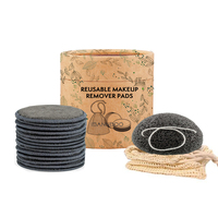Waschbar Organischen Bambus Baumwolle Runden Gesichts Reinigung super Weiche Wiederverwendbare Make-Up Entferner Pads