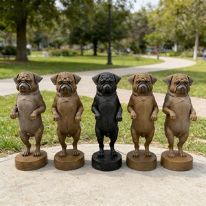Grande Scultura Moderna in Metallo per Decorazione Giardino, Toro da Corrida in Ottone, Statua di Toro in Bronzo per Esterni - Product Image 5