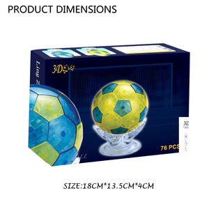 <span class=keywords><strong>Puzzle</strong></span> de Football en cristal <span class=keywords><strong>3d</strong></span>, <span class=keywords><strong>Puzzle</strong></span> de Football, <span class=keywords><strong>Puzzle</strong></span> de Football en cristal à vendre - Product Image 5