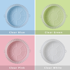 Panela de silicone para fritadeira à ar, conjunto de bandeja descartável para fritadeira à ar, resistente a alta temperatura - Product Image 2