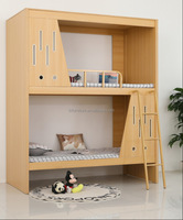 Lits superposés en panneaux de bois massif modernes pour hôtels, appartements, écoles, chambres - Conception durable et écologique
