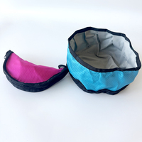 Bol pliable et durable pour animaux de compagnie, pour chiens et chats, facile à nettoyer, pour manger et boire de l'eau