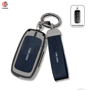 For VW Volkswagen Phaeton Bentley Bentayga Continental GT Flying Spur Mulsanne Car Key Cover Case Fob Shell Keychain Accessories