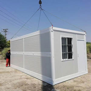 Conteneurs portatifs de <span class=keywords><strong>location</strong></span> de self-stockage Maison en acier mobile pliable de 20 pieds 40 pieds avec panneau sandwich aux États-Unis - Product Image 3