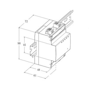 Compteur multifonction numérique triphasé CET PMC-350-XA pour système SCADA avec 8 tarifs - Product Image 5