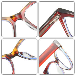 Gafas Anti Luz Azul 87248, Montura Cuadrada TR90, Montura Completa Unisex, con Lentes AC y Diseño de Patrón - Product Image 1