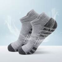 Chaussettes de sport taille unique en coton pour homme, en jacquard respirant, antidérapantes, avec logo personnalisé, sublimation