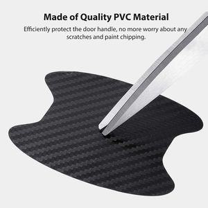 4pcs Anti-Scratch <span class=keywords><strong>Car</strong></span> Carbon Fiber <span class=keywords><strong>Door</strong></span> <span class=keywords><strong>Sticker</strong></span> Auto Handle Cover Vehicle <span class=keywords><strong>Door</strong></span> Bowl Protective Stickers para carros - Product Image 2