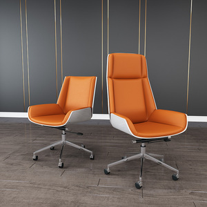 JXT White paint boss chair meeting computer chair sedia da ufficio reclinabile schienale basso e schienale alto - Product Image 3