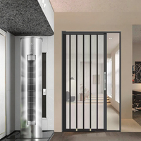 Porte accordéon pliante facile à assembler, séparateur d'espace intérieur portable pour appartement locatif, bureau, chambre d'enfant, placard