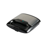 Machine à sandwich multifonctionnelle automatique en acier inoxydable, appareil pour petit-déjeuner léger avec presse à gaufres et à toasts pour usage domestique