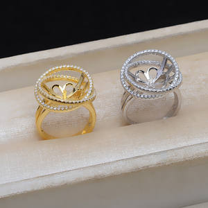 แหวนเงินแท้ S925 ปรับขนาดได้ พร้อมที่ใส่มุกขนาด 14-15 มม. รุ่น JG5130-อุปกรณ์และส่วนประกอบสำหรับทำเครื่องประดับ - Product Image 3