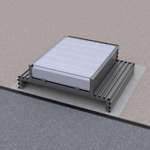 TM PEDANE Accessory for Hydraulic Dock <b>Levelers</b> VS250B Galvanized Steel W3300xL2500xH1200MM for Electro-Hydraulic <b>Ramp</b> - Product Image 2