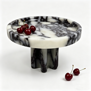 Plateau à collation moderne personnalisé en <span class=keywords><strong>marbre</strong></span> pour villa, bol à fruits en <span class=keywords><strong>pierre</strong></span> naturelle / planche à fromage / plat à noix, plateau de service de luxe, cadeau - Product Image 6