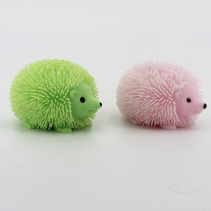 Needoh Fuzzy <b>Hedgehog</b> Stress <b>Toy</b> Slow Rebound Soft Squeeze Ball Cute Animal Shape for All Ages Pressure Relief Play - Product Image 3