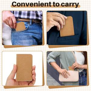 36 pezzi taccuino tascabile Mini diario 2.5X4 pollici in carta Kraft Mini Notepad con copertina morbida per appunti alla rinfusa <span class=keywords><strong>Notebook</strong></span> oggetto diario - Product Image 4