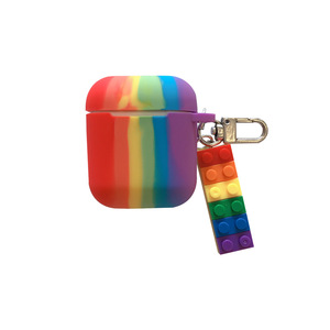 Funda protectora de silicona personalizada para <span class=keywords><strong>Airpods</strong></span> <span class=keywords><strong>2</strong></span>, venta al por mayor, China - Product Image 1