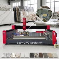 Centre de travail de précision CNC pour le fraisage, le perçage et la finition des bords des pierres de forme irrégulière