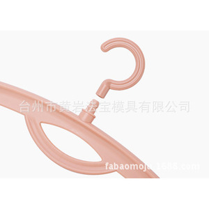 <b>Plastic</b> Clothes Hangers Rectangle Non Slip <b>Hook</b> Type For Clothing Organizer Injection Molding - Product Image 4