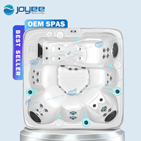 JOYEE Whirlpool Jakuzi OEM Factory Best-seller Villa 6 Personnes Moderne Jacuzzier Hydro Thérapie Spa Importé Ariestech Hot Tub