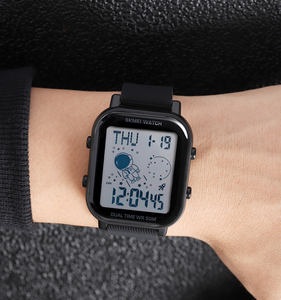 Skmei 1971 tema spaziale gel di silice chrono impermeabile reloj orologio digitale relojes-hombr al por mayor orologio sportivo da uomo - Product Image 6