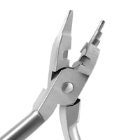 Pince dentaire en acier inoxydable pour fil orthodontique pince coupante à extrémité distale pince formant des boucles en tweed chirurgical oral