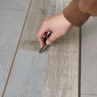 Plancher en vinyle SPC Click, antidérapant, anti-rayures et imperméable, pour chambre d'enfant, école et usage commercial