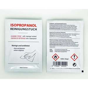 Toallitas de limpieza JUMBO de Isopropanol (70%), Paño 240x200mm, Airlaid suave - Product Image 4