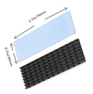 Dual Size Heatsink VGA RAM Router Copper Copper Silicone Thermal Conductive Pad for Cooling Laptop GPU CPU IC Chip