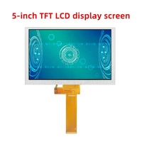 Layar Sentuh Kapasitif LCD TFT IPS 5 Inci QTSS Antarmuka RGB 800x480 HMI Raspberry PI Model B+ Garansi 1 Tahun
