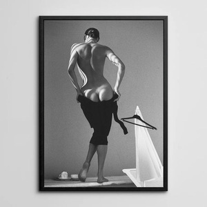 Moderne Minimaliste Rétro Nu Peintures Décoratif Mur Art Noir Blanc Bar Niche Café <span class=keywords><strong>Photographie</strong></span> Artistique Niche Peinture - Product Image 6