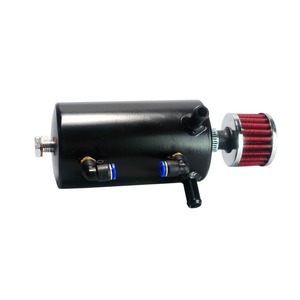 POYRACING - Rejilla de Ventilación Universal de Aluminio de 0.5L, Color Negro y Plateado, para Autos Audi Modificados, Sistema de Afinación del Motor - Product Image 3