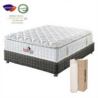 Matelas de massage haute densité ignifuge, pliable, à ressorts ensachés et mousse à mémoire de forme, pour hôtel, pour un sommeil réparateur, commande en ligne