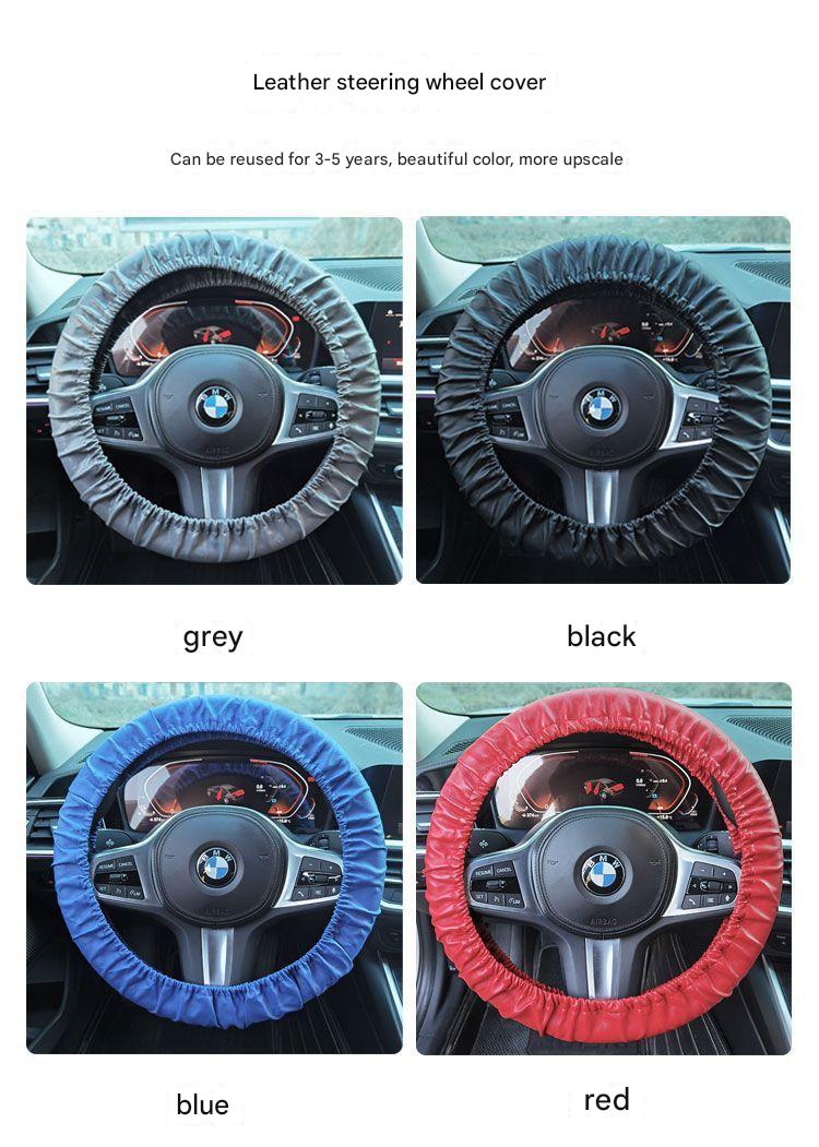 Tacticraft Inc Clear Plastic 3-Spoke Auto Repair Steering Wheel Cover - Universal Fit Protective Cov