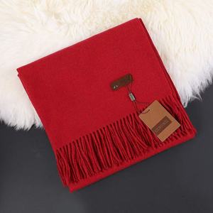 Scialle invernale da <span class=keywords><strong>donna</strong></span> per tutte le stagioni spessa 360g di <span class=keywords><strong>Cashmere</strong></span> tinta unita-<span class=keywords><strong>sciarpa</strong></span> semplice e calda tutta partita - Product Image 2