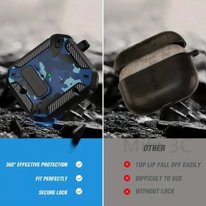 Bon marché Nouveaux accessoires pour écouteurs sans fil Étui de protection pour <span class=keywords><strong>Airpods</strong></span> <span class=keywords><strong>Pro</strong></span> Camouflage Housse antichoc Casque Écouteurs Étuis pour écouteurs - Product Image 4