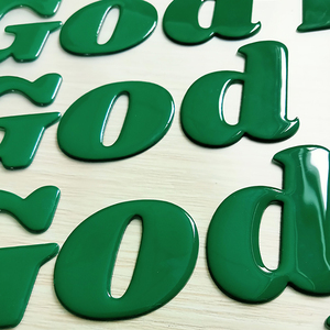 Nuevo personalizado de alta frecuencia en relieve 3D lindas pegatinas de transferencia de calor de silicona parches de hierro ropa y sombreros - Product Image 4