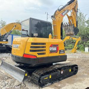 Miniexcavadora <span class=keywords><strong>Sany</strong></span> <span class=keywords><strong>SY55C</strong></span> Usada a Precio de Fábrica, Cómoda, Inteligente, Eficiente y de Bajo Consumo para Venta Global - Product Image 3