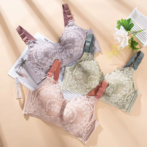 Reggiseno All'ingrosso in Pizzo, Seta Modale, Senza Ferretto, Taglie Grandi 38 40 42 44 46, per Donne in Gravidanza, Maternità e Allattamento - Product Image 4