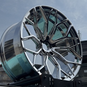 Mâm xe đua đúc 19 20 <span class=keywords><strong>21</strong></span> 22 23 24 inch, 5x114.3, hợp kim 6061-T6, mâm xe độ, đánh bóng, kiểu liền khối - Product Image 3