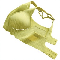 En stock Soutiens-gorge sexy pour femmes à décolleté plongeant en V, respirants, sans armatures, avec bandes en caoutchouc souple sans couture et maintien doux