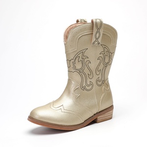 Filles Mode Western Mi-mollet Chaussures d'équitation Petits/Grands Enfants Bottes de Cowboy Bottes de Cowgirl - Product Image 2