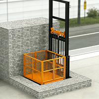 Monte-charge de chantier à grande portance, capacité de 5 tonnes, élévateur de marchandises électrique robuste pour matériaux de construction