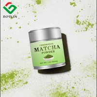 Boîtes de matcha en gros 30g, marque privée, poudre de thé vert matcha instantané de qualité cérémoniale, boîte de matcha 30g