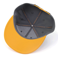 Gorra Snapback Personalizable de 5 Paneles, Tela Twill, Visera Curva Plana, Logotipo con Bordado 3D, Unisex, Vintage, Transpirable, con Diseño de Puntos