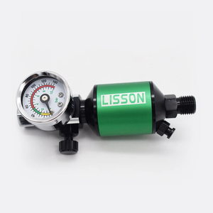 Geniuselect <span class=keywords><strong>DR</strong></span>-5, Regulador de Aire con Certificación CE, Nuevo Filtro de Aire, Manómetro para Pistola de Pulverización, Separador de Agua y Aceite, Trampa de Agua, Herramientas - Product Image 6