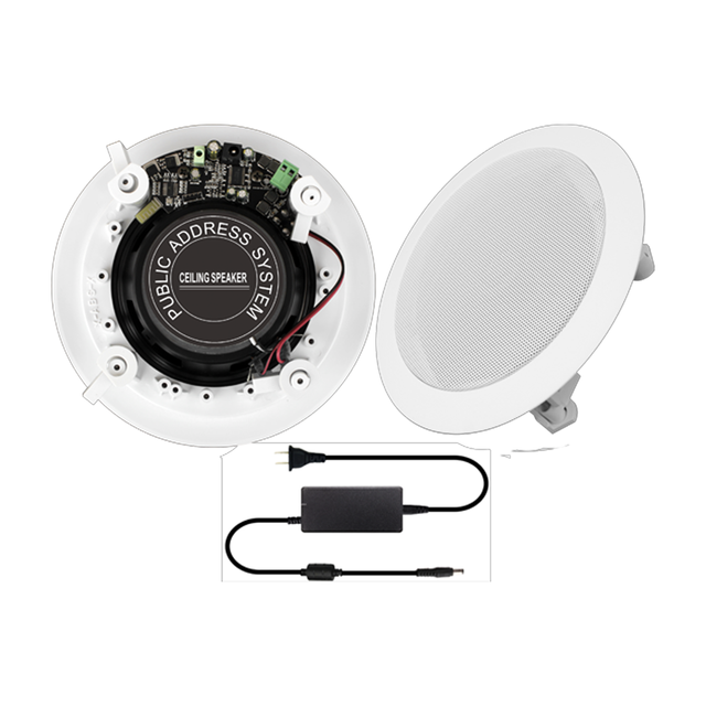 Woofer 8"*1+tweeter 1*1,2*40W 2CH Built-in Bluetooth for Wireless Music Streaming Bluetooth Active Ceiling Speaker