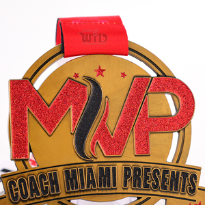 Medallas Deportivas Personalizables al por Mayor con Diseño 3D en Oro para Fisicoculturismo y Levantamiento de Pesas, Premios para Entrenadores y Clubes, Regalos de Bienvenida para Campeones - Product Image 5