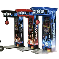 Machine de boxe d'arcade avec testeur de force de frappe par carte de crédit et système de capture photo, kit de cabinet métallique durable, garantie 1 an